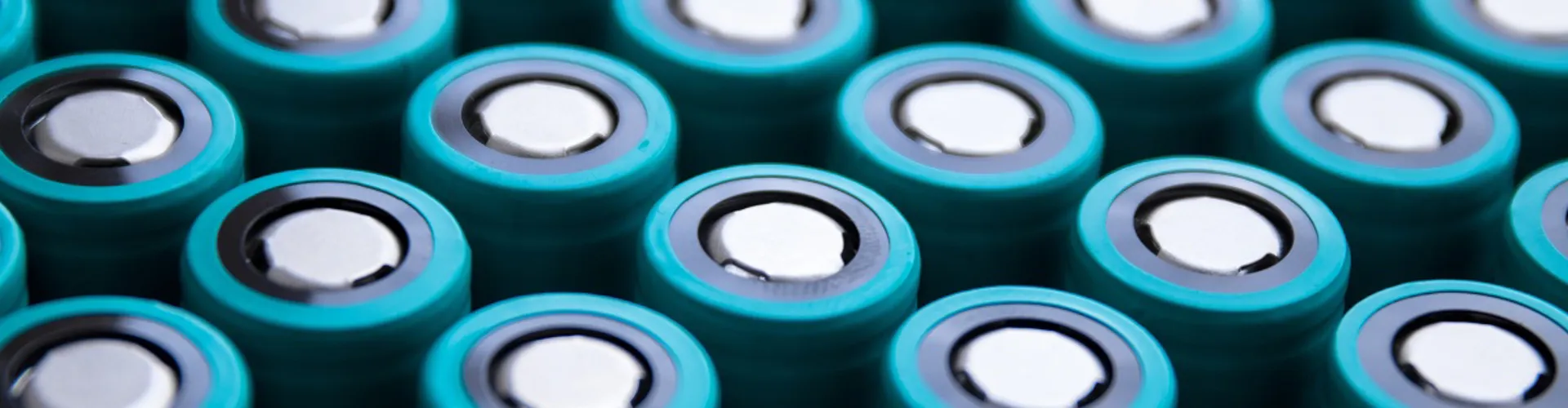 Close up of lithium battery