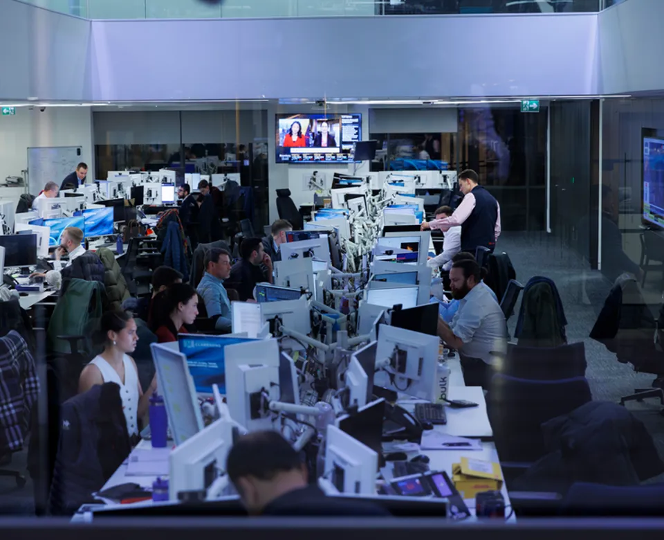 The derivatives team in London working alongside Deep Sea Tankers